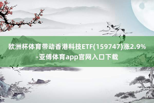 欧洲杯体育带动香港科技ETF(159747)涨2.9%-亚傅体育app官网入口下载